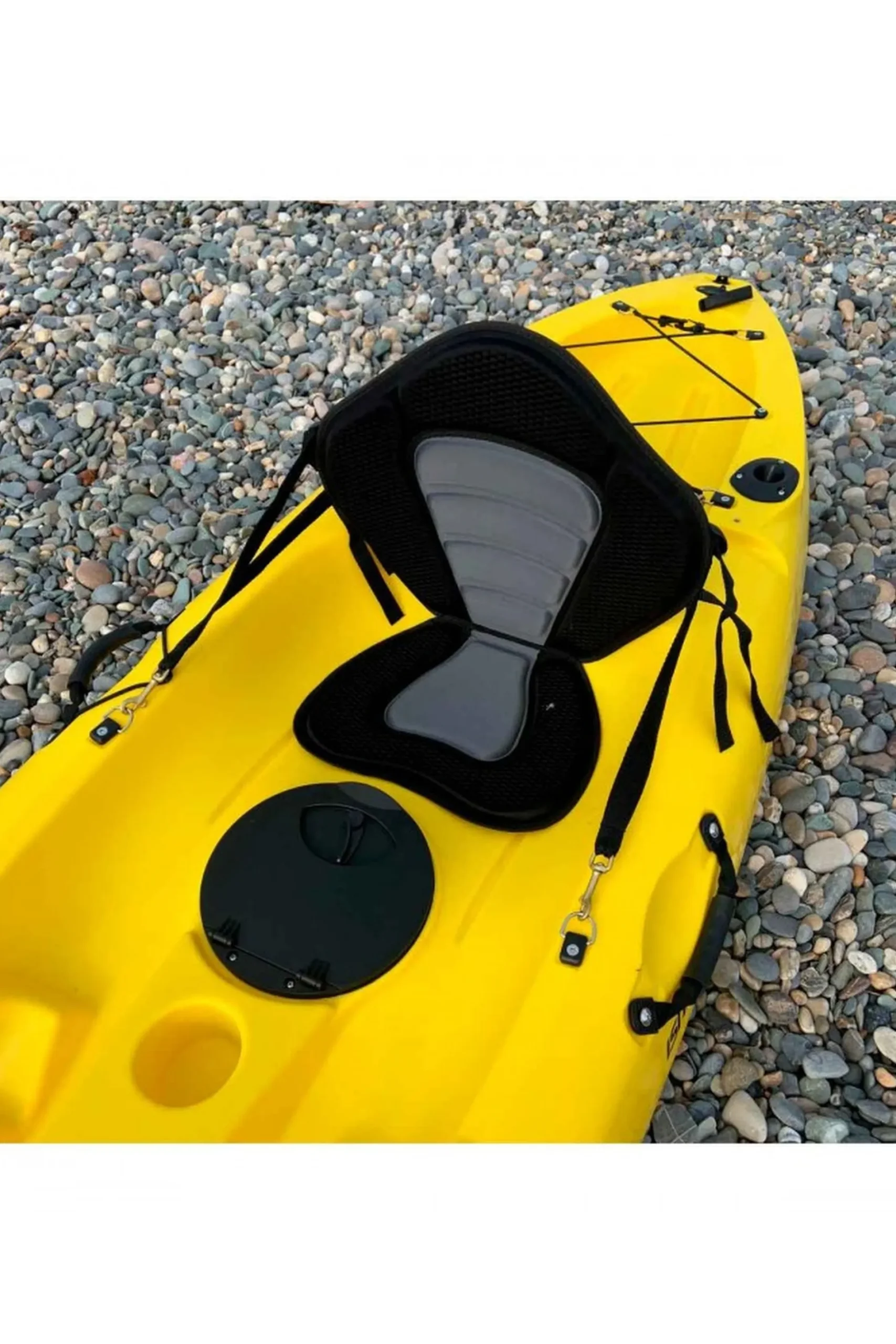 Assento Kayak Deluxe. Almofadado De Borracha Eva Com 4 Mosquetões.