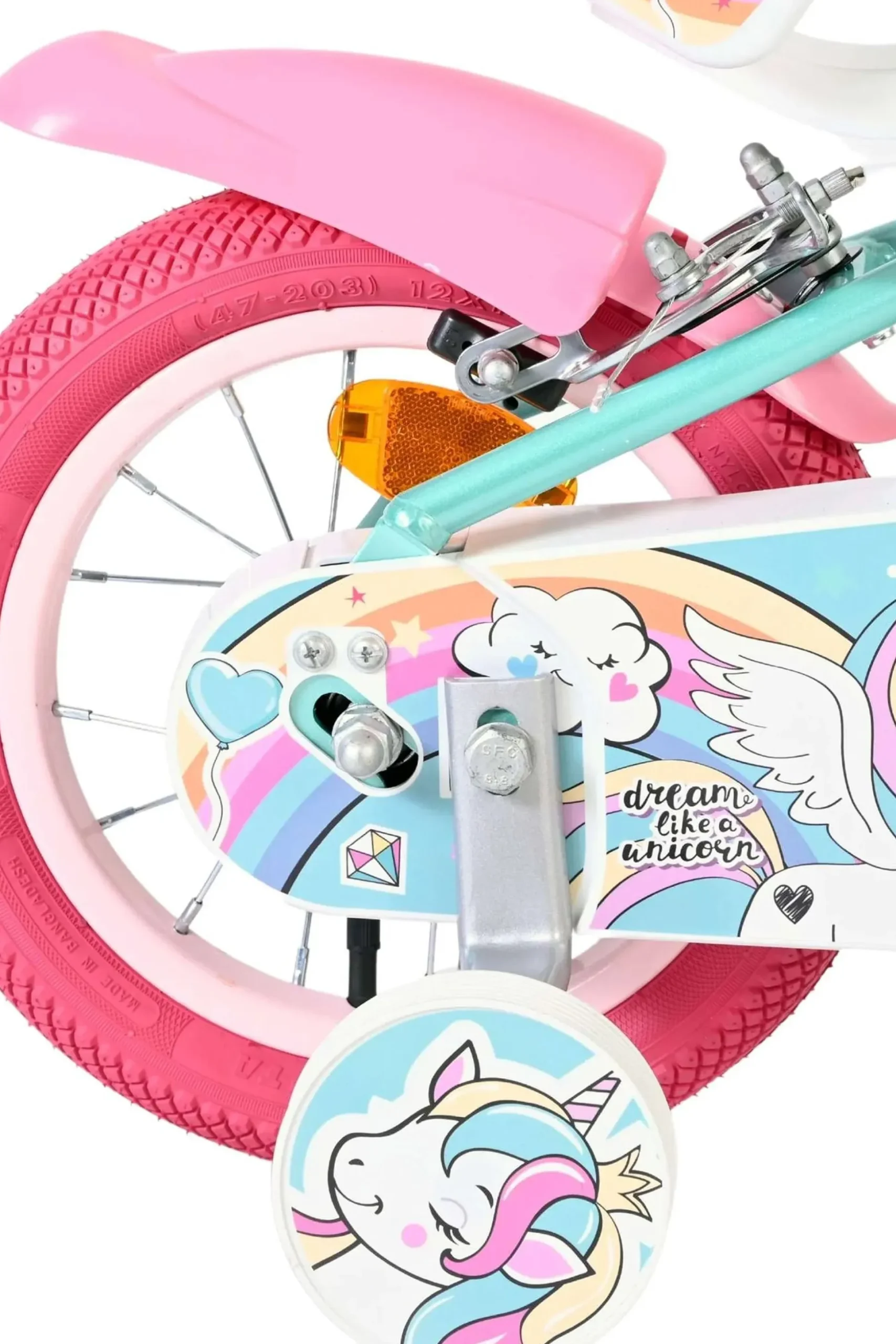 Bicicleta Criança 12 Polegadas Unicorn 3 Anos