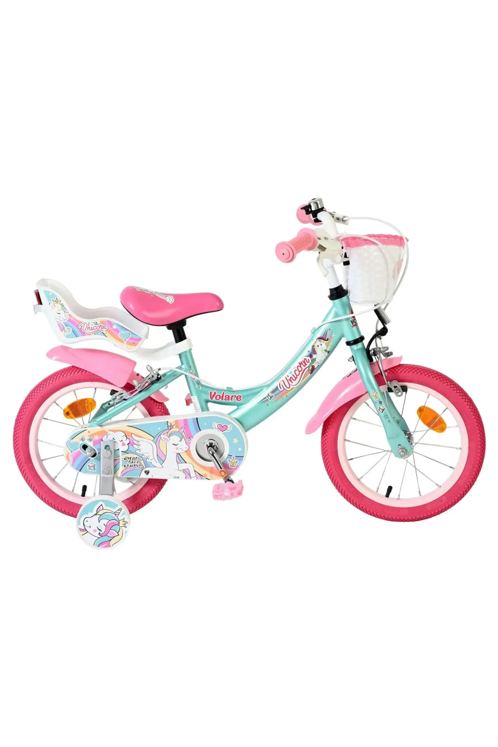 Bicicleta Criança 14 Polegadas Unicorn 4-6 Anos