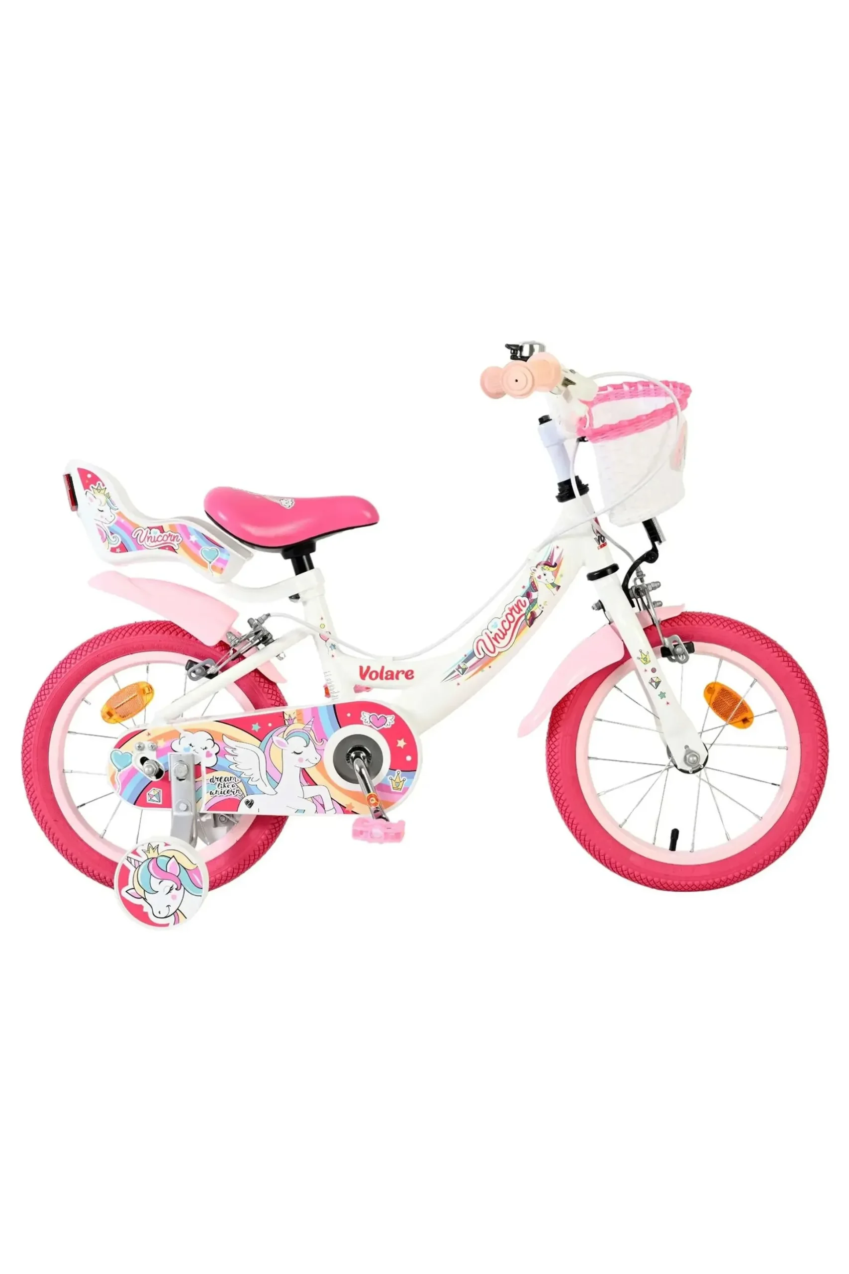 Bicicleta Criança 14 Polegadas Unicorn 4-6 Anos