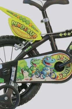 Bicicleta De Criança 16 Polegadas Dinosaur Adventure 5-7 Anos
