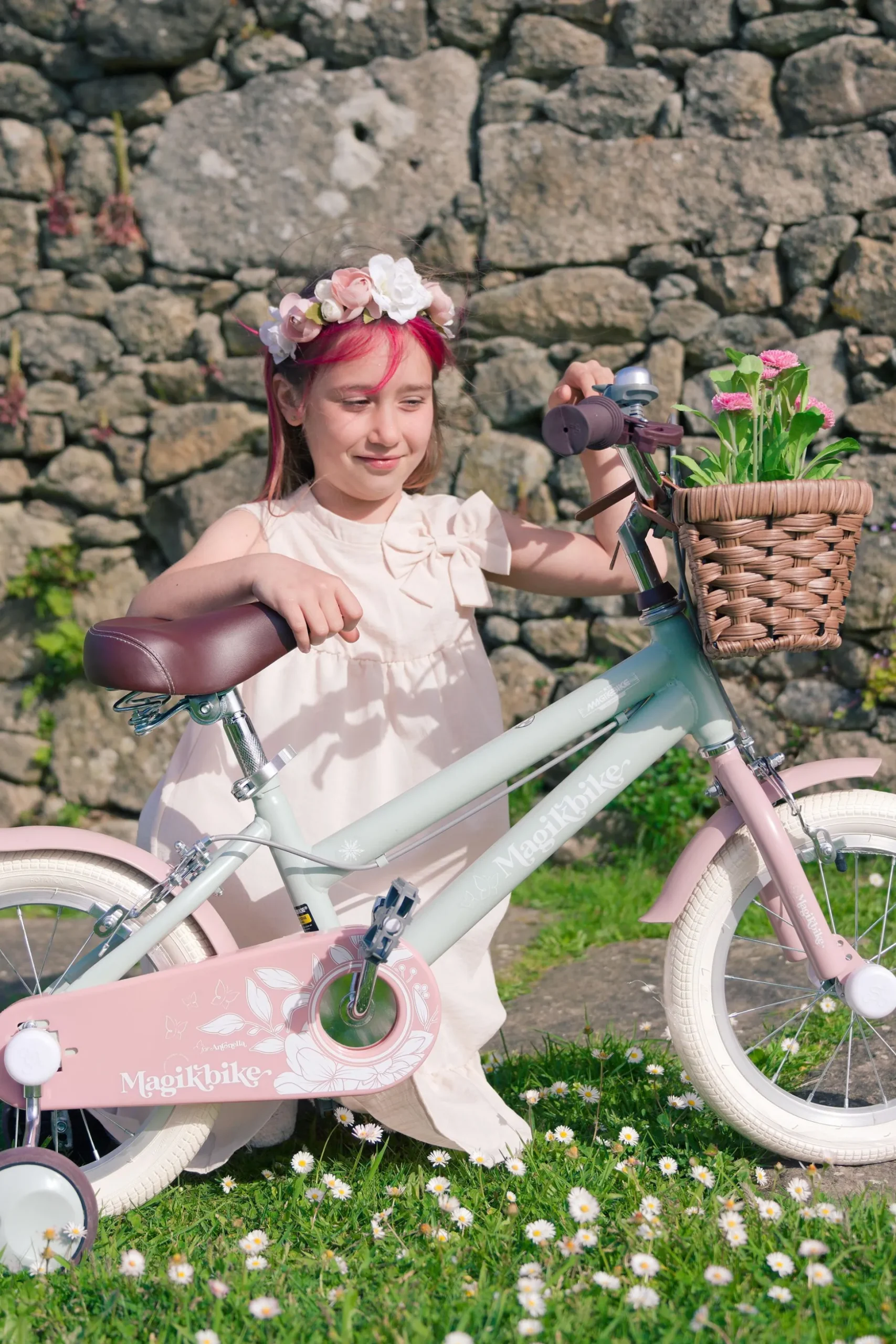 Bicicleta De Criança 14 Polegadas Magikbike Antonella 4-6 Anos