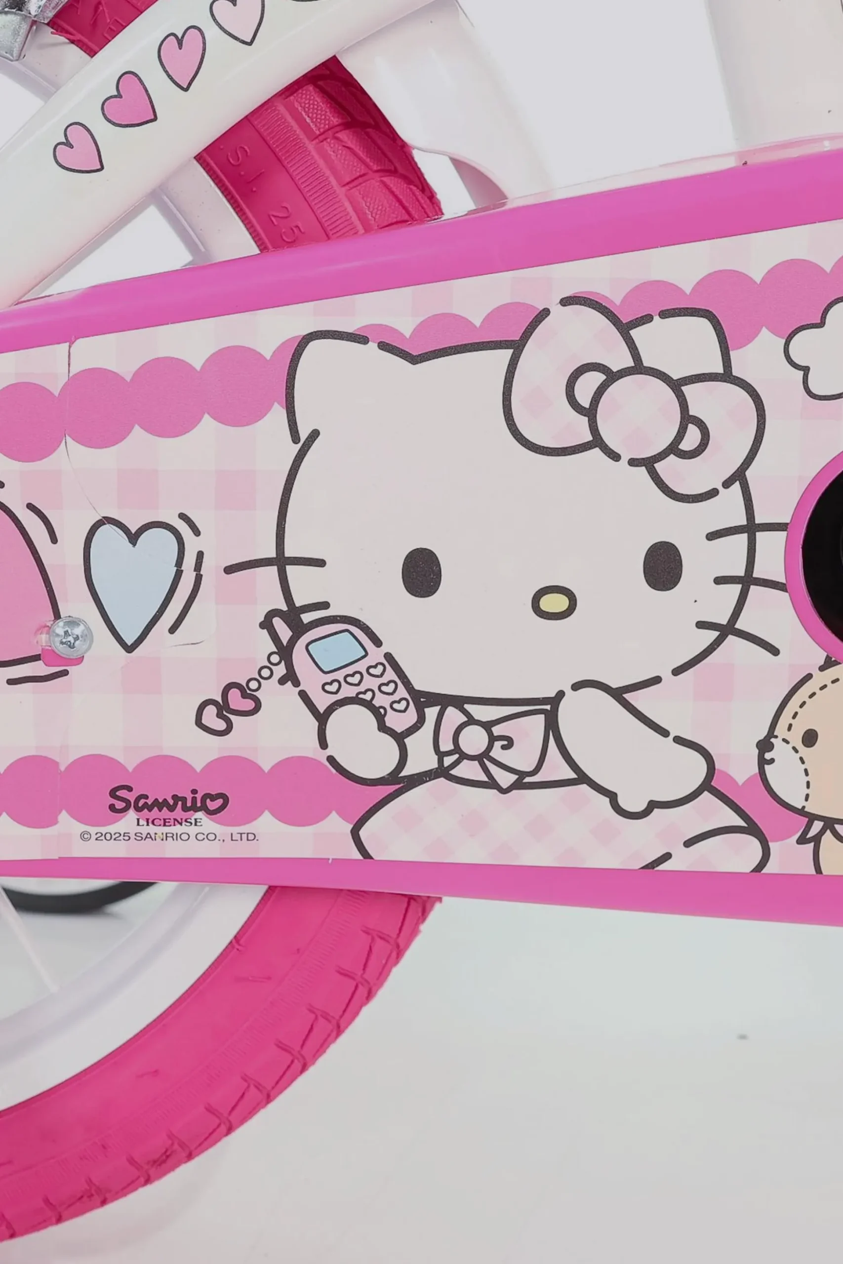 Bicicleta De Criança 16 Polegadas Hello Kitty 5-7 Anos