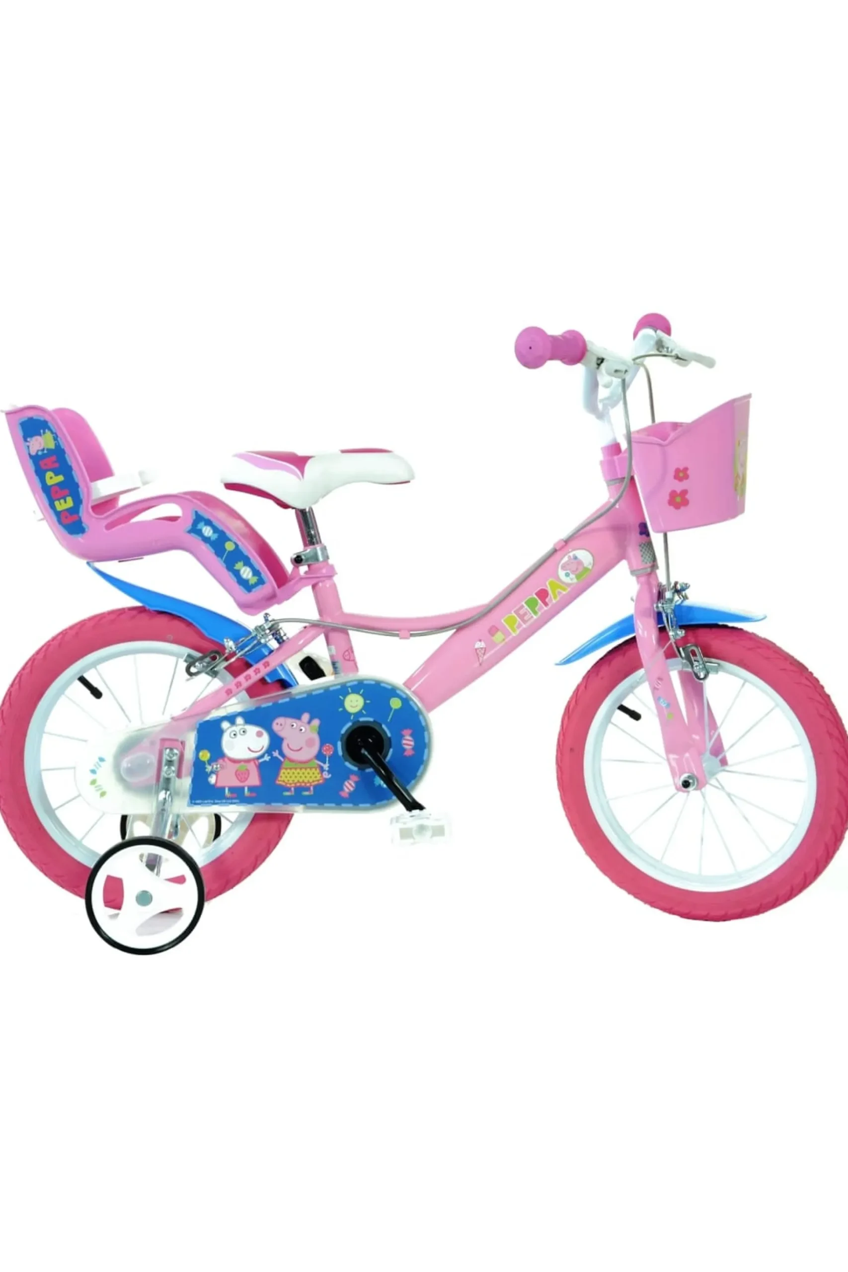 Bicicleta De Criança 14 Polegadas Peppa Pig 4-6 Anos
