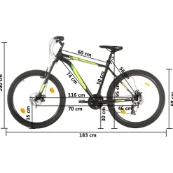 Bicicleta De Montanha Vidaxl