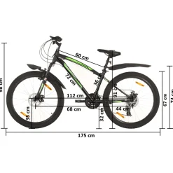 Bicicleta De Montanha Vidaxl
