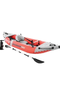 Caiaque Inflável Intex K1 Excursion Pro 1 Remo + Bomba
