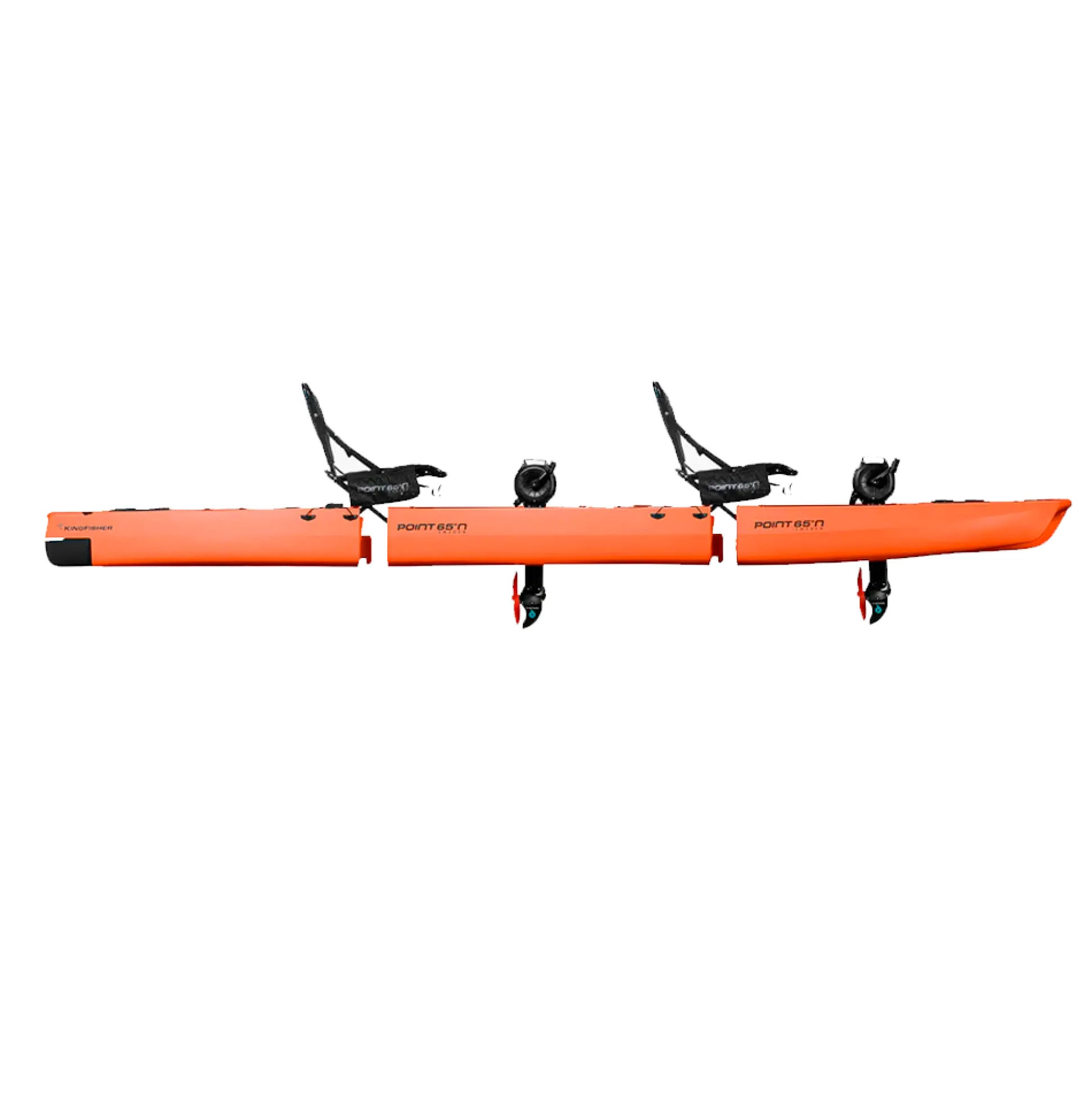 Caiaque Modular Kingfisher Tandem Point 65 Para Pesca Com Pedais
