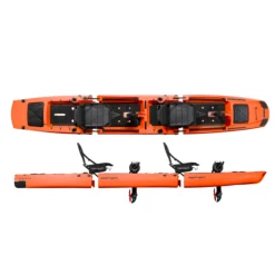 Caiaque Modular Kingfisher Tandem Point 65 Para Pesca Com Pedais