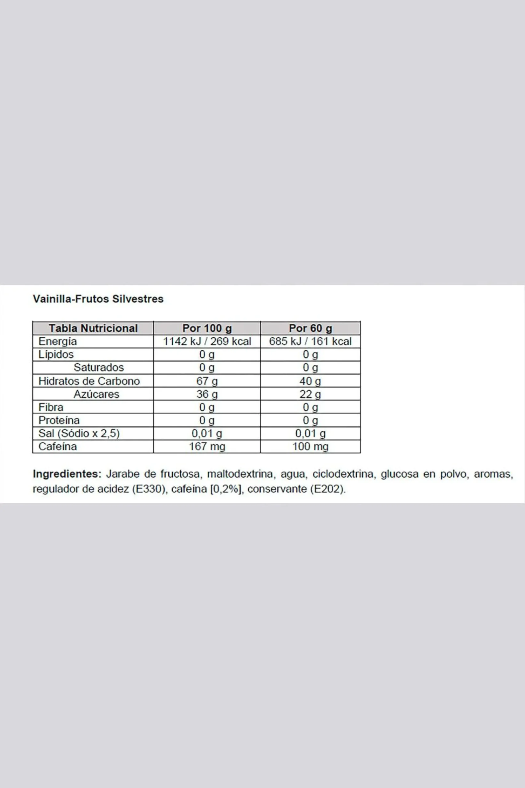 Caixa Goldnutrition Carb Energy