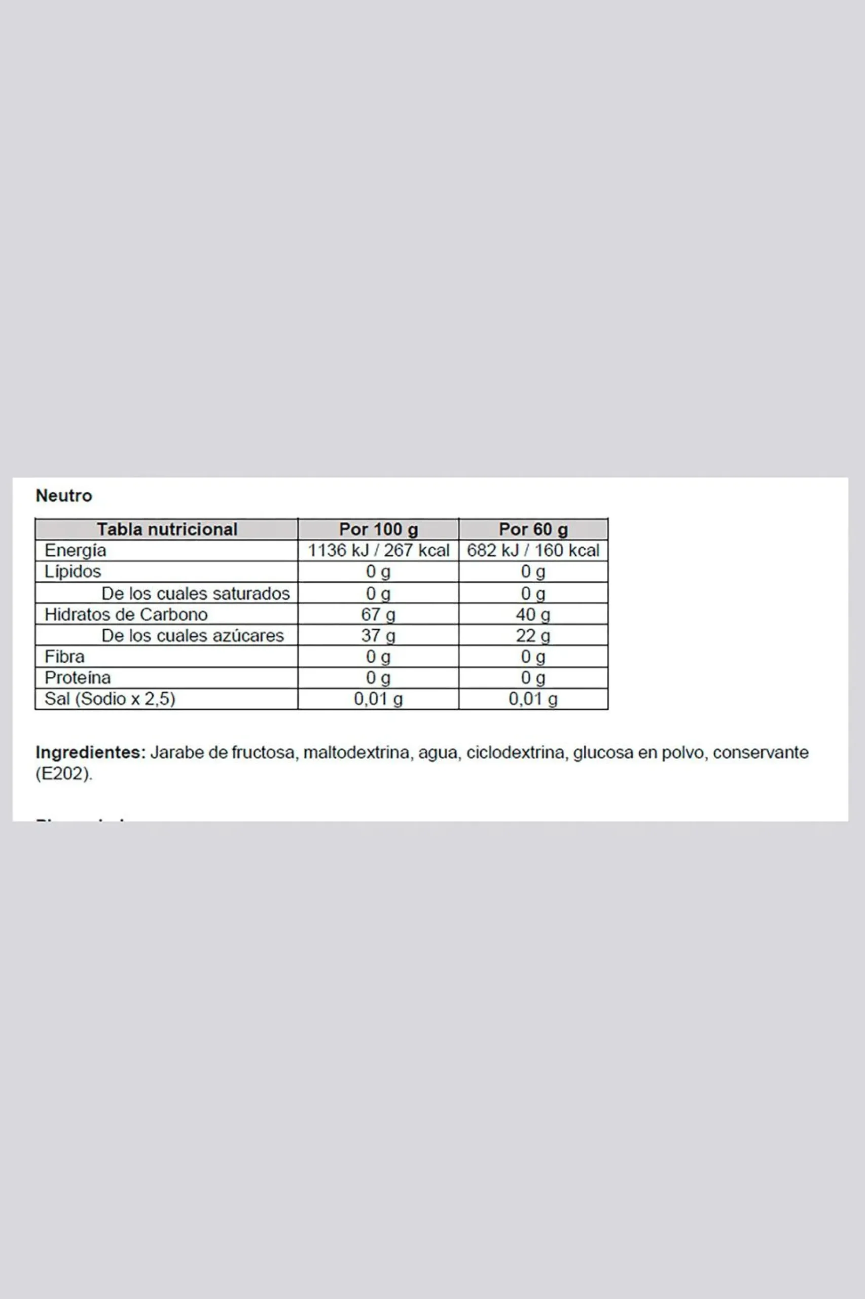 Caixa Goldnutrition Carb Max Energy