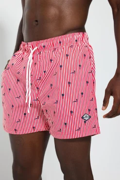 Calções Banho Riscas Jack & Jones