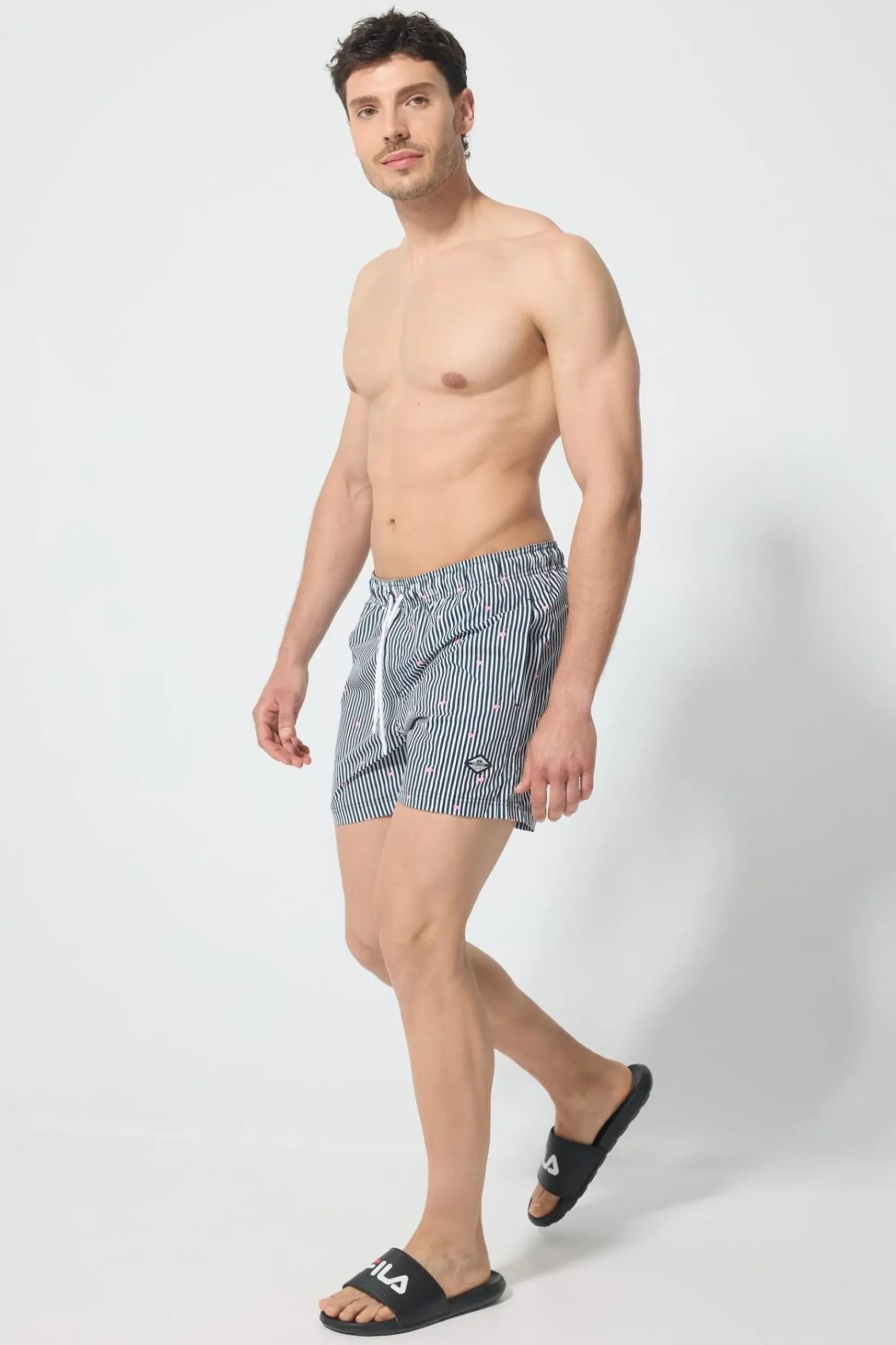 Calções Banho Riscas Jack & Jones