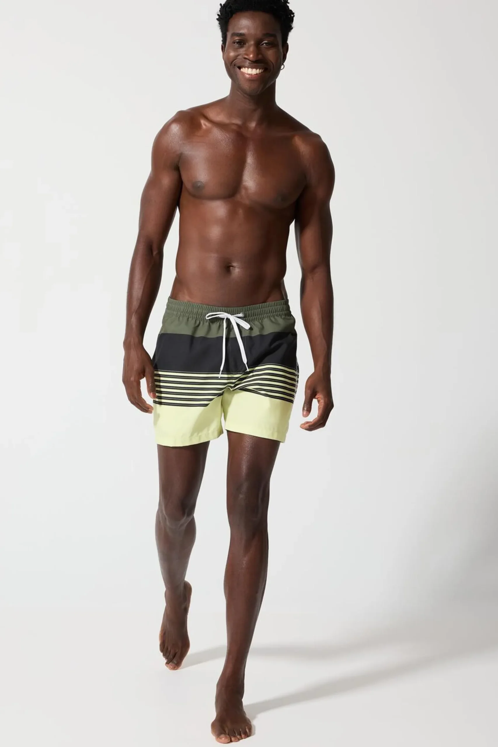 Calções Banho Riscas Quiksilver