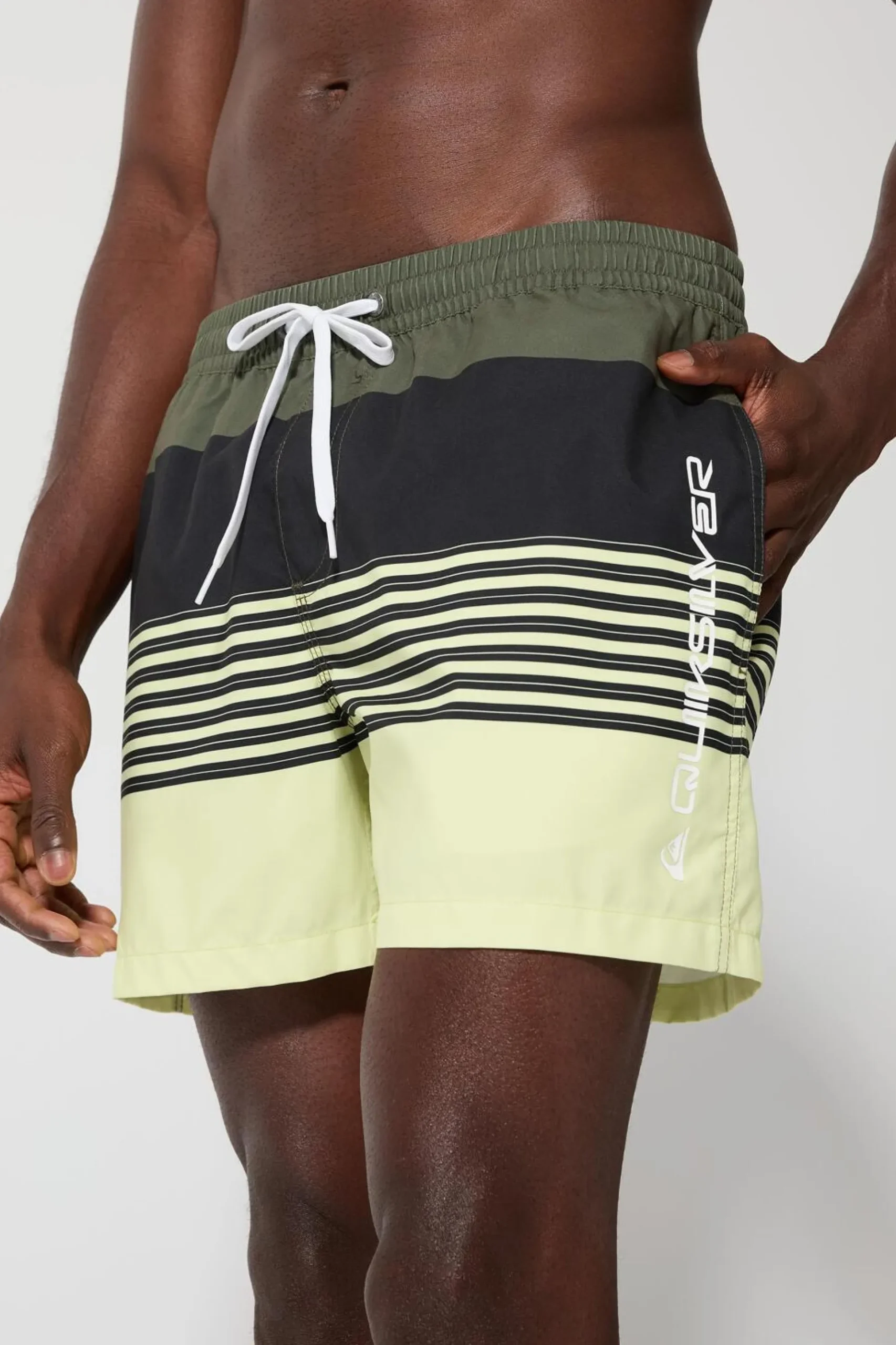 Calções Banho Riscas Quiksilver