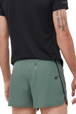 Calções Respiráveis De Corrida Homem 4f. Verde