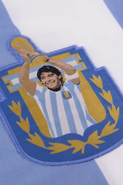 Camisola De Futebol Retro Maradona X Copa Argentina 1986