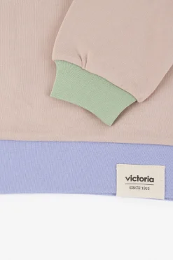 Camisola De Pelúcia V. Things Com Combinação De Cores E Poleiro Interno