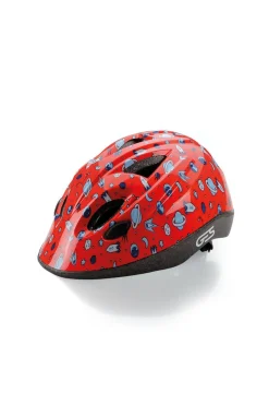 Capacete De Bicicleta Infantil Dokky Ges Planet Red
