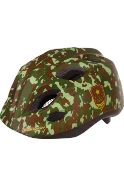 Capacete Polisport Junior Luz Led Army