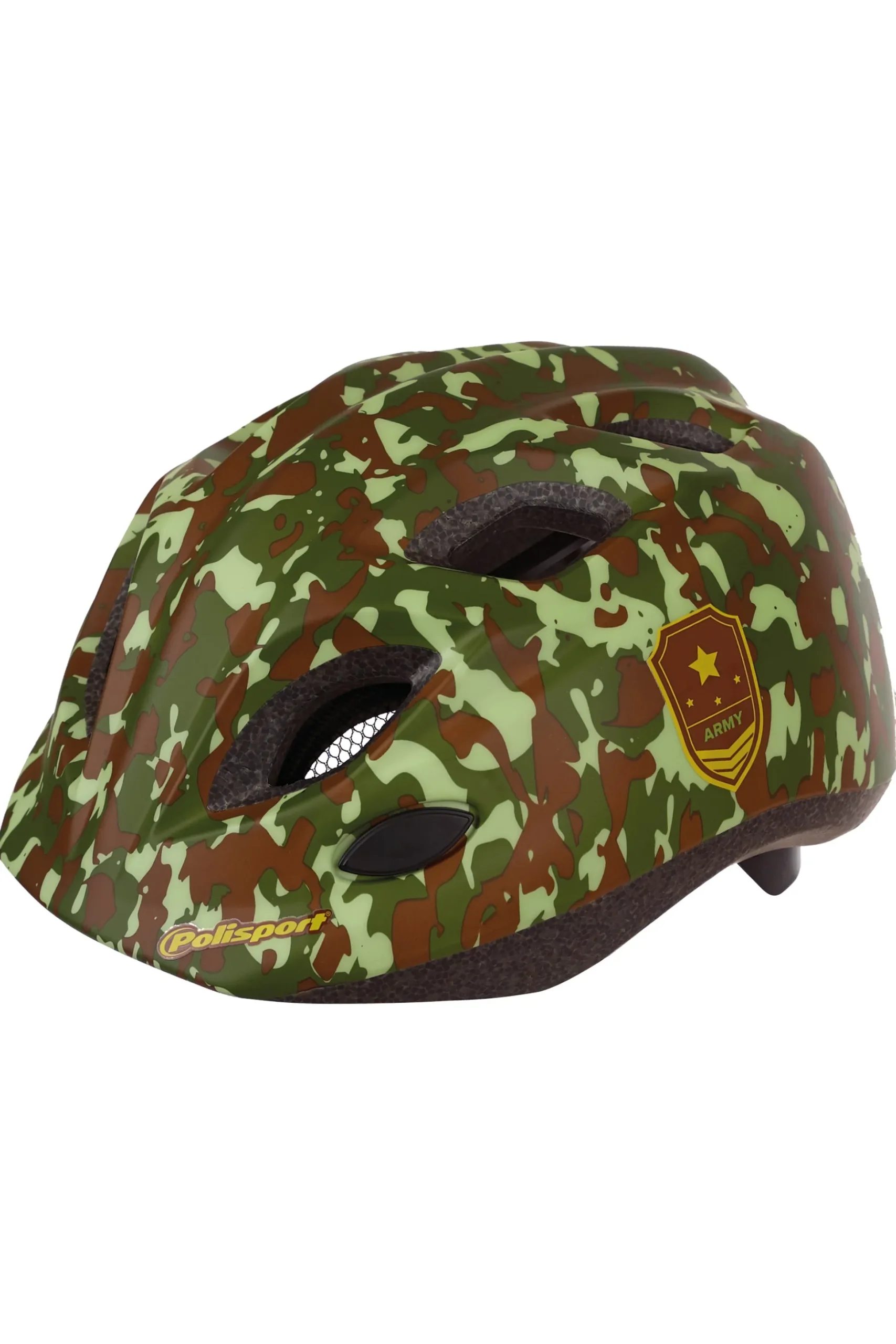Capacete Polisport Junior Luz Led Army