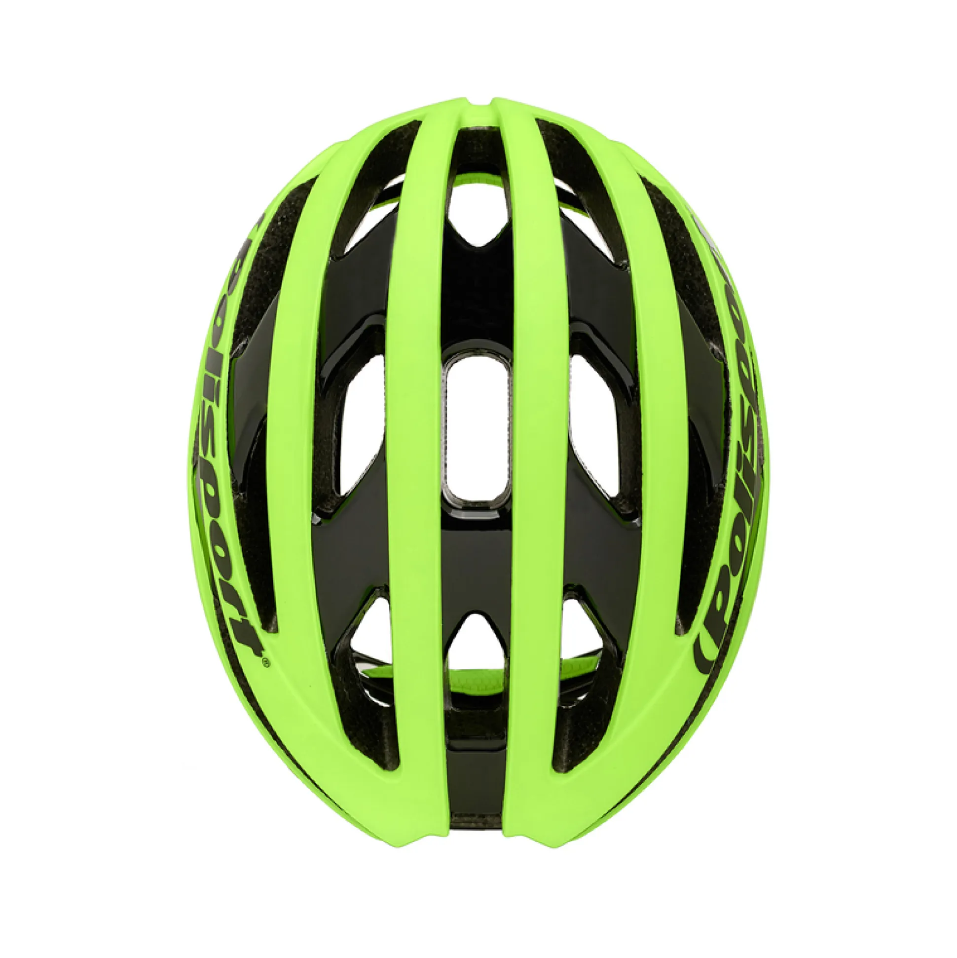 Capacete Polisport Light Pro Amarelo Fluor Mate/preto