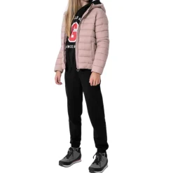 Casaco Acolchoado De Caminhada 4f Criança. Rosa