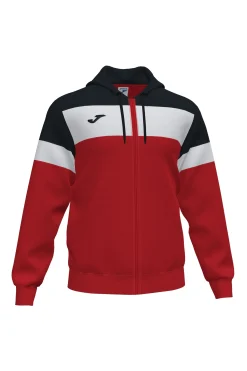 Casaco Com Capuz Joma Crew IV Vermelho Preto