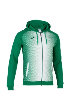 Casaco Com Capuz Joma Supernova Verde Branco