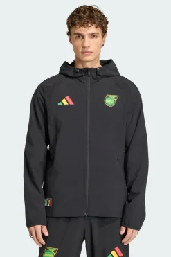 Casaco Corta-vento De Viagem Tiro Da Jamaica X Bob Marley adidas