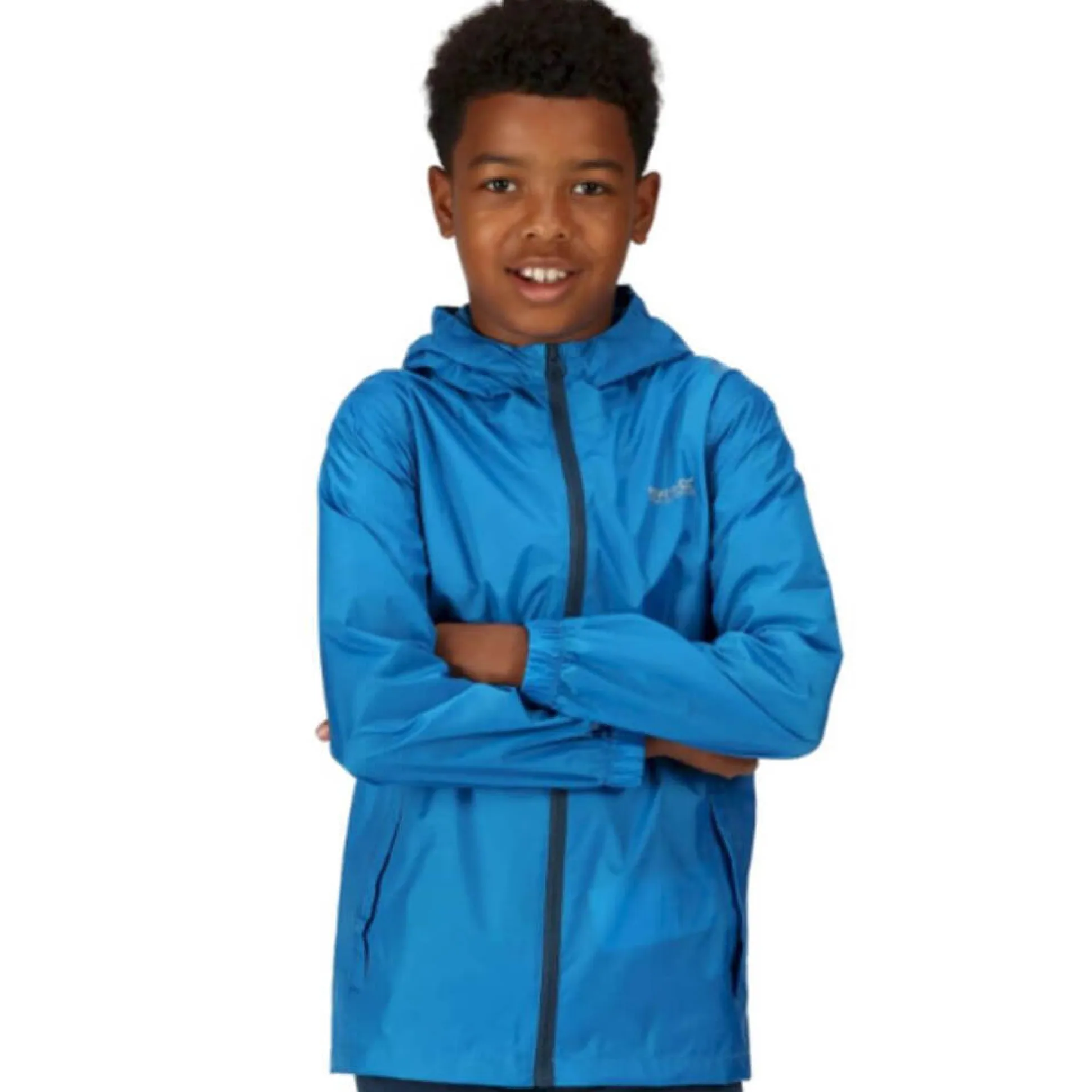 Casaco Impermeável Criança Regatta Kid Pack It Iii. Azul