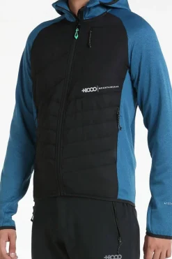 Casaco Trekking Homem +8000 Abite. Preto/azul