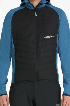 Casaco Trekking Homem +8000 Abite. Preto/azul