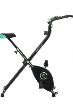 Cecotec Bicicleta Estática Dobrável. Ecrã Lcd. Resistência Magnética Variável. Selim De Conforto E Punhos De Apoio Laterais. Suporte Para Tabletes Y Rodas De Transporte.