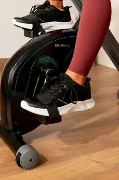 Cecotec Bicicleta Estática Dobrável Com Encosto. Ecrã Lcd. Resistência Magnética Variável. Selim De Conforto Com Encosto E Alças De Apoio Laterais. Suporte Para Tabletes Y Rodas De Transporte.