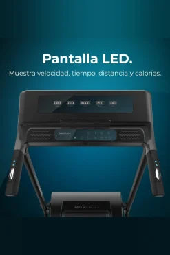 Cecotec Passadeira De Corrida Dobrável Com 600 W De Potência. De 1 A 10 Km/h. 12 Programas Predefinidos. Painel De Controlo Led. Superfície De Corrida De 100 X 40 Cm. Dobrável, Com Rodas De Transporte, Sistema De Segurança Magnético, Monitor Cardiaco, Inclinação Manual E Suporte Para Dispositivos.
