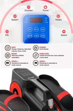 Elíptica Elétrica Mini Para Exercícios De Pernas Sentadas Em Casa Ecode®