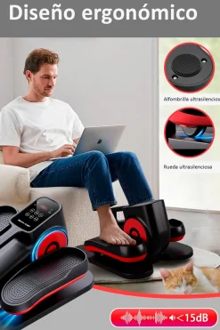 Elíptica Elétrica Mini Para Exercícios De Pernas Sentadas Em Casa Ecode®