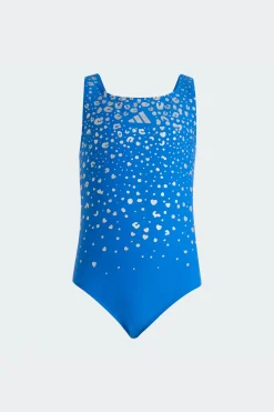 Fato De Banho Brilhante Com Costas Em V Para Criança adidas