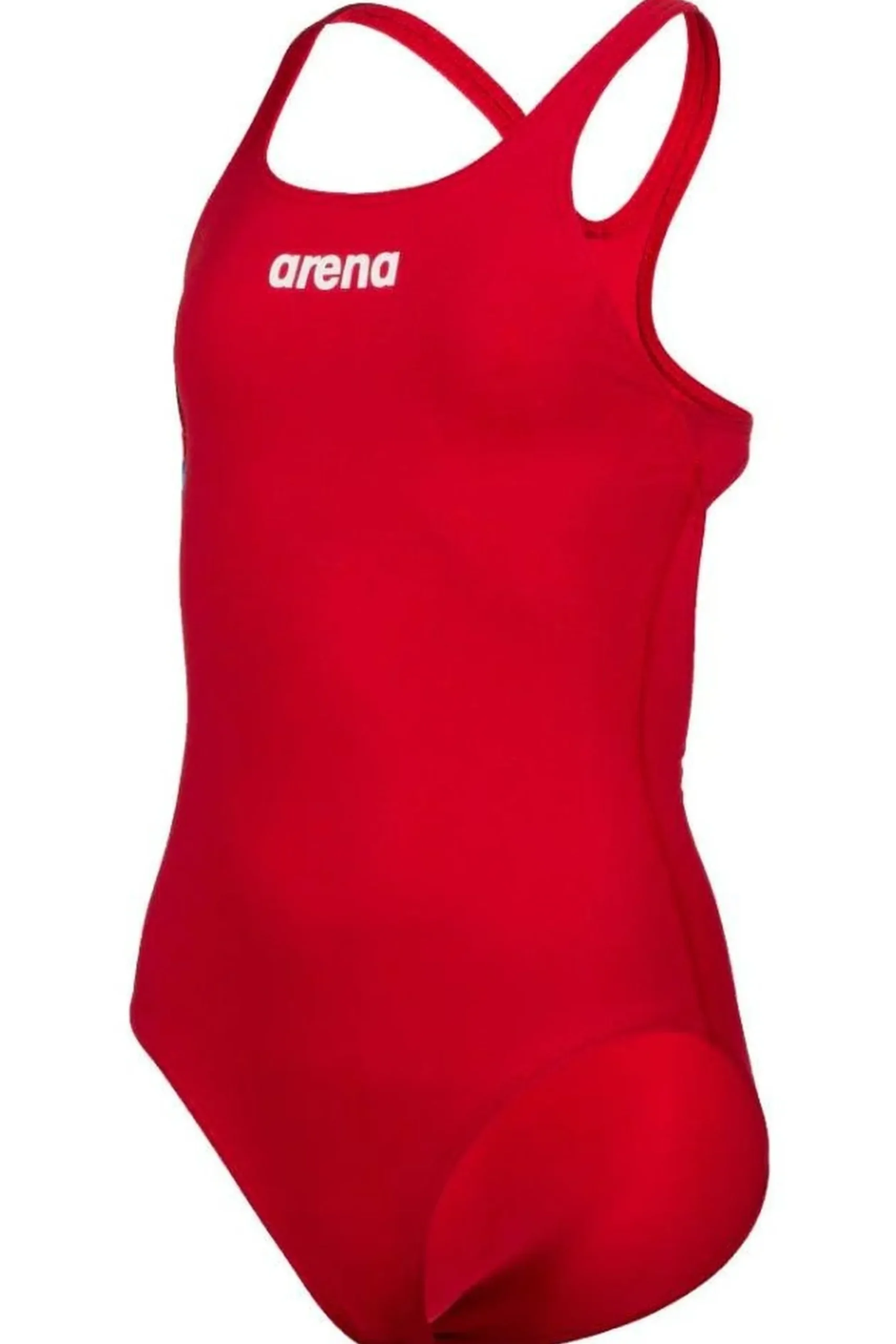 Fato De Banho Para Menina Team Swim Pro Solid Red Arena