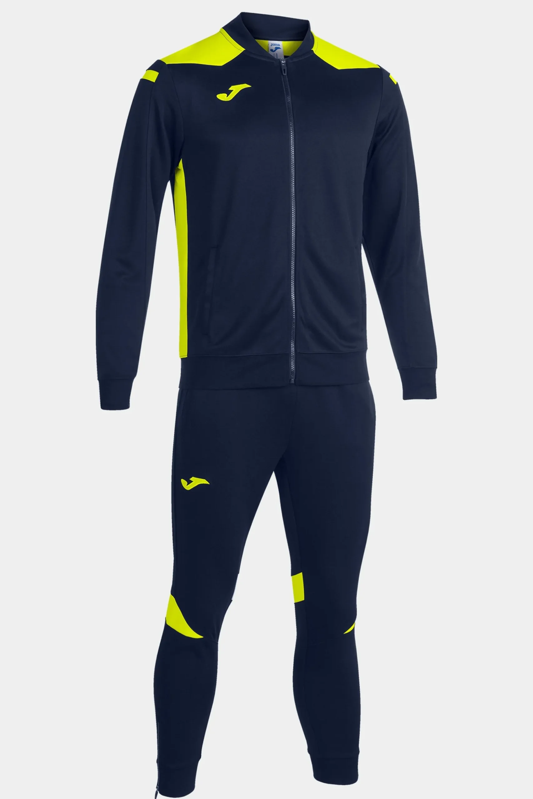 Fato De Treino Joma Championship VI Azul Marinho Amarelo Fluorescente