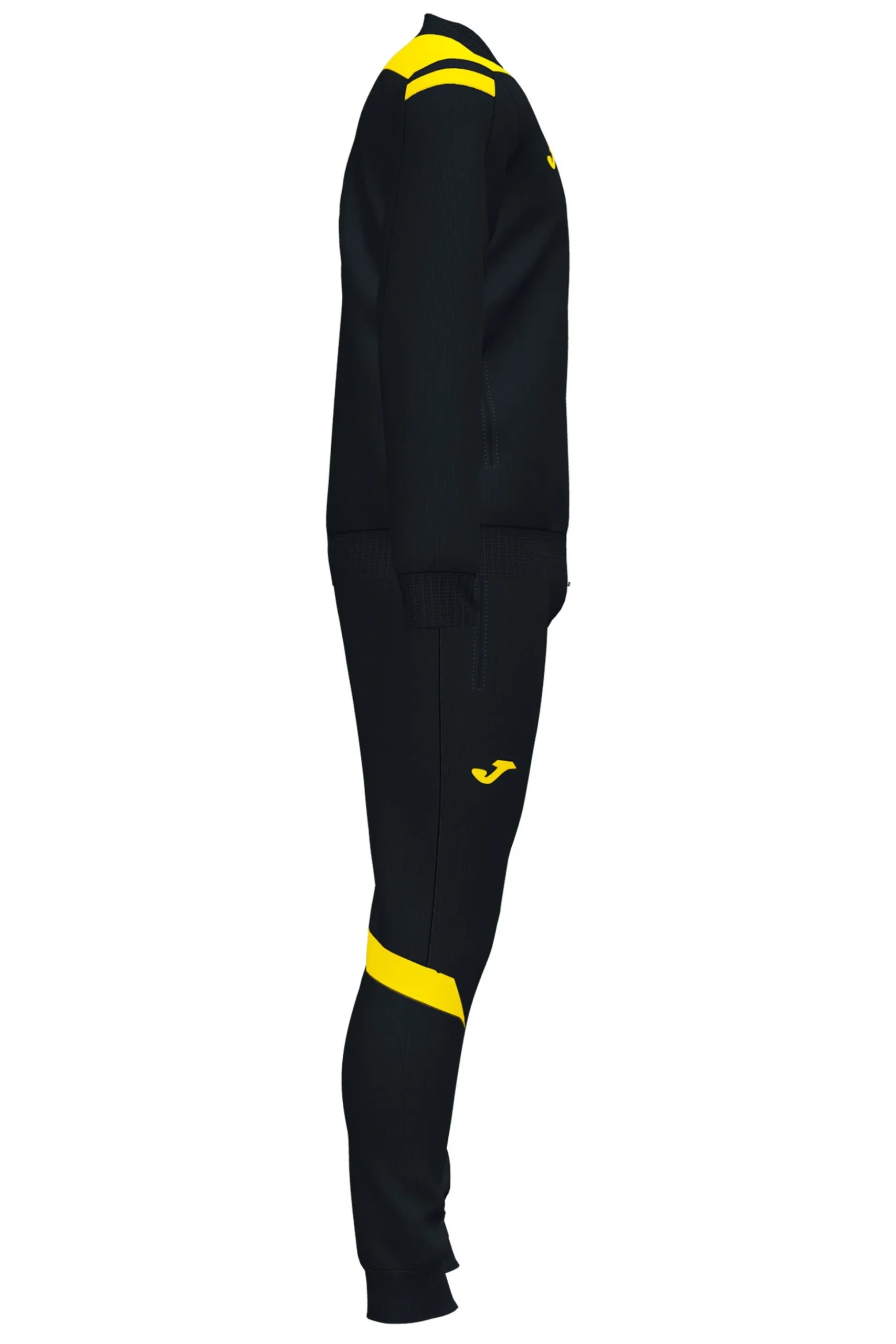 Fato De Treino Joma Championship VI Preto Amarelo