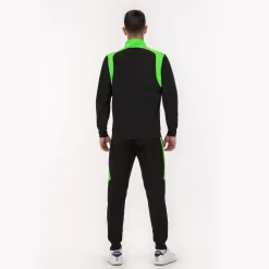 Fato De Treino Joma Championship V Preto Verde Fluorescente