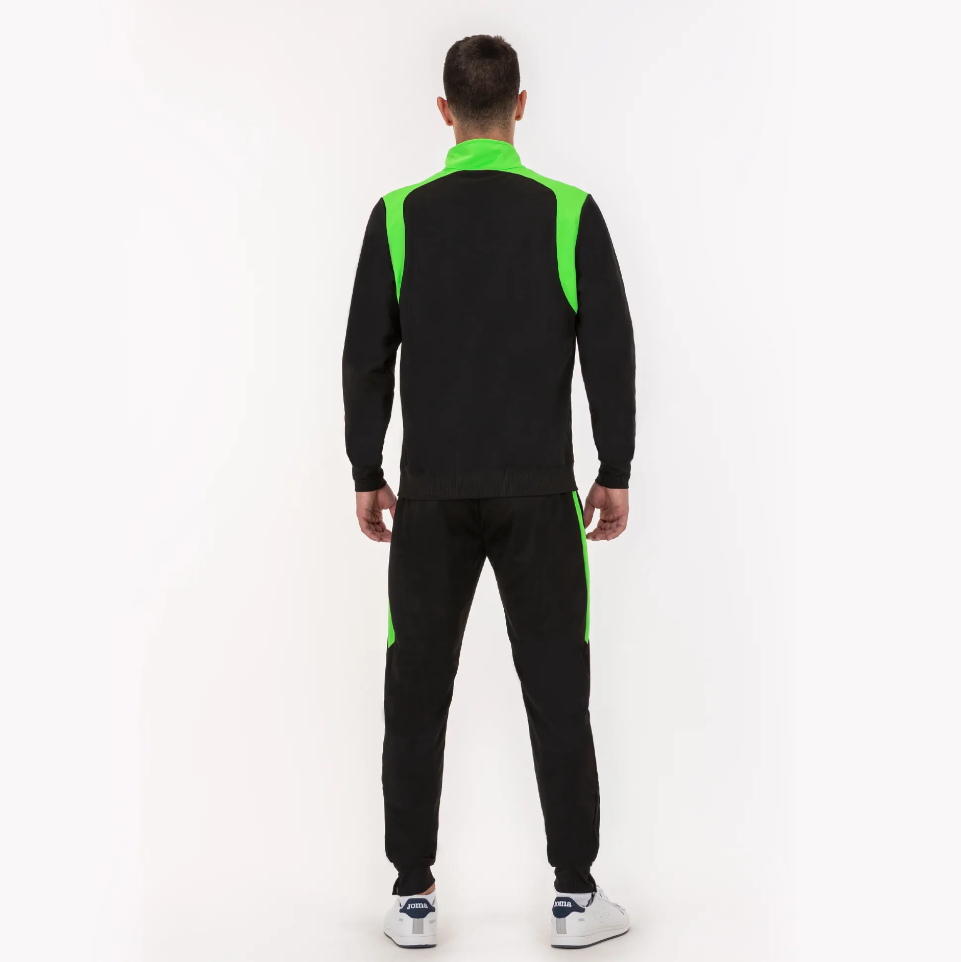 Fato De Treino Joma Championship V Preto Verde Fluorescente