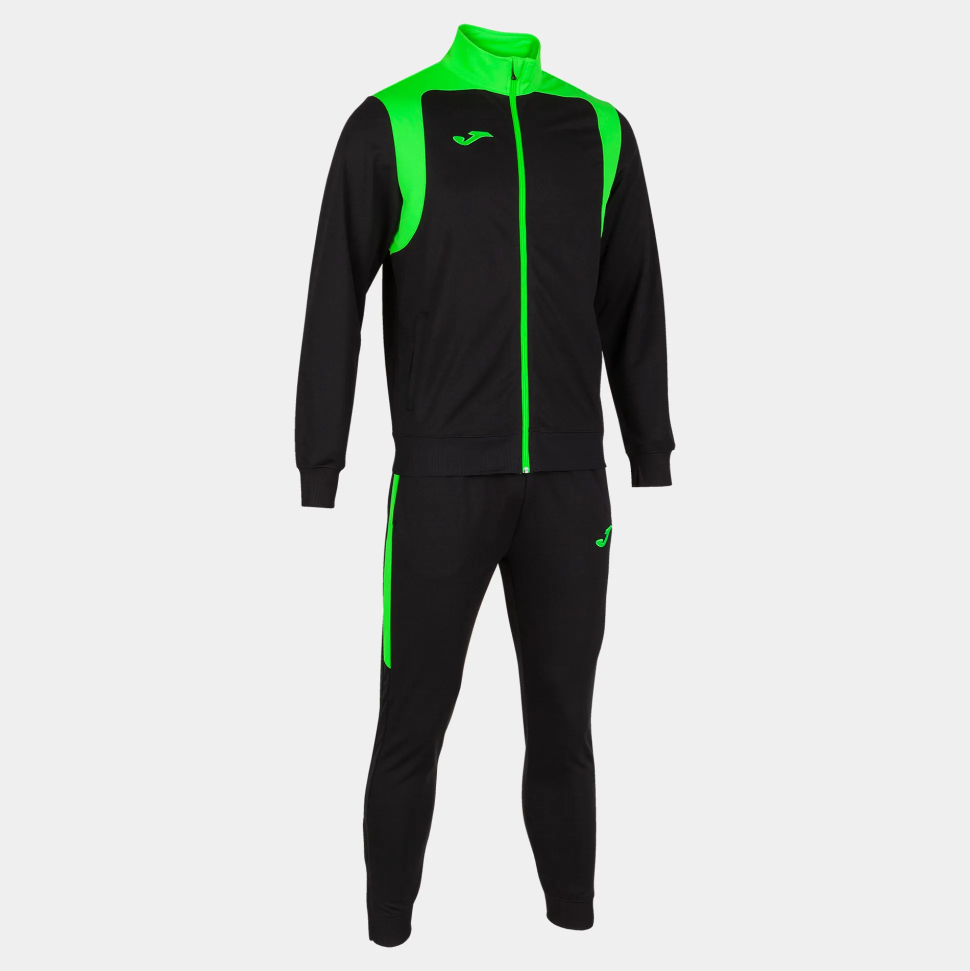 Fato De Treino Joma Championship V Preto Verde Fluorescente