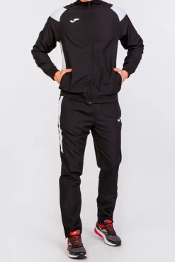 Fato De Treino Joma Crew III Preto Branco