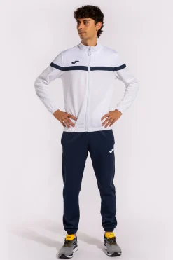 Fato De Treino Joma Danubio Branco Azul Marinho