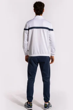 Fato De Treino Joma Danubio Branco Azul Marinho