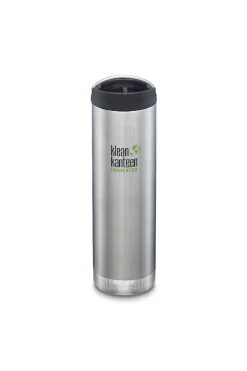 Garrafa Térmica Klean Kanteen Isolado Tkwide 20oz Com Tampa Café Cup