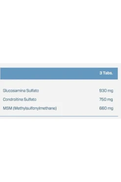 Glucosamina Condroitina E Msm - 90 Tabletas De Quamtrax
